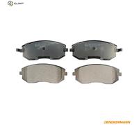 Brake pads Front Axle B110975 DENCKERMANN for SUBARU IMPREZA Saloon FORESTER XV