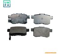 DENCKERMANN B110990 Brake Pads Set Rear for Accord SL