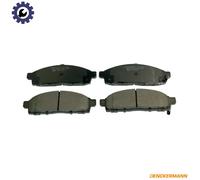 Brake pads Front Axle B111004 DENCKERMANN for MITSUBISHI FIAT