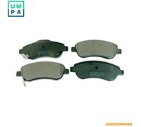 Denckermann Brake Pads B111009 Front Axle for Honda CR-V III/IV/Mk II