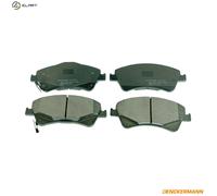 Brake pads Front Axle B111019 DENCKERMANN for TOYOTA AVENSIS Saloon AURIS VERSO