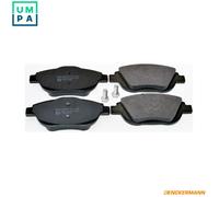 BRAKE PAD SET DISC BRAKE B111022 FOR PEUGEOT 2008/SUV CITROEN C3/PICASSO/II 1.2L