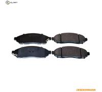 Brake pads Front Axle B111063 DENCKERMANN for NISSAN LEAF NP300 PICKUP NV200 Van
