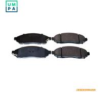 Brake pads Front Axle B111063 DENCKERMANN for NISSAN LEAF NP300 PICKUP NV200 Van