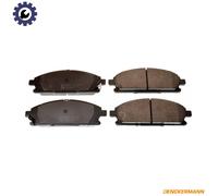 DENCKERMANN B111066 Brake Pads Set Front for Nissan X-Trail
