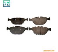 DENCKERMANN B111072 Brake Pads Set Front for BMW X5