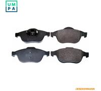 Brake pads Front Axle B111076 DENCKERMANN for RENAULT SCÉNIC II GRAND SCÉNIC II