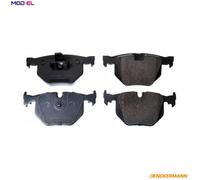 Brake pads Rear Axle B111106 DENCKERMANN for BMW 7