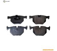 Brake pads Rear Axle B111106 DENCKERMANN for BMW 7