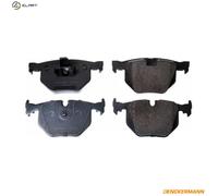 Brake pads Rear Axle B111106 DENCKERMANN for BMW 7