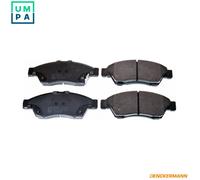 Fits DENCKERMANN ZAWIESZENIE B111167 BRAKE PADS