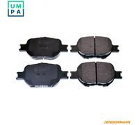 Brake pads Front Axle B111169 DENCKERMANN for TOYOTA CELICA Coupe COROLLA