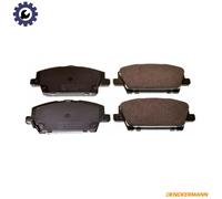 Denckermann Brake Pads B111182 - Front Axle for Honda Civic VIII Hatchback R18A2 1.8L