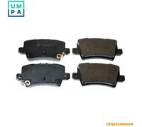DENCKERMANN B111183 Brake Pads Set Rear for Honda Civic