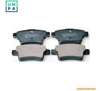DENCKERMANN B111238 Brake Pads Set Rear for Citroen C4 Picasso Grand Picasso