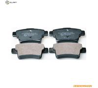 DENCKERMANN B111238 Brake Pads Set Rear for Citroen C4 Picasso Grand Picasso