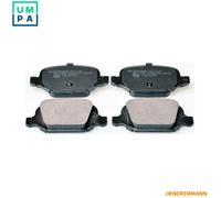 DENCKERMANN B111241 Brake Pads Set Rear for 500 Panda Musa Punto Ypsilon Idea