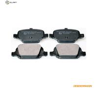DENCKERMANN B111241 Brake Pads Set Rear for 500 Panda Musa Punto Ypsilon Idea