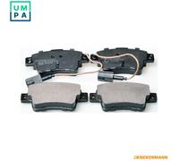 DENCKERMANN B111244 Brake Pads Set Rear for Punto Evo