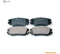 DENCKERMANN B111250 Brake Pads Set Front for Hyundai Sonata Grandeur