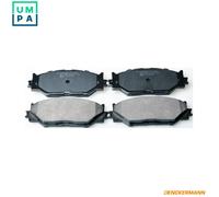 Brake pads Front Axle B111256 DENCKERMANN for LEXUS IS II IS C IS III
