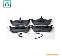 BRAKE PAD SET DISC BRAKE B111263 FOR MERCEDES-BENZ M 111.977 2.3L 4cyl M-CLASS