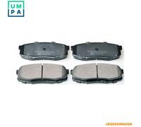 DENCKERMANN B111274 Brake Pads Set Rear for Land Cruiser Tundra Sequoia LX