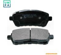 DENCKERMANN B111288 Brake Pads Set Front for Ford Fiesta K