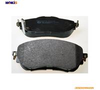 Brake pads Front Axle B111301 DENCKERMANN for TOYOTA COROLLA Saloon AURIS