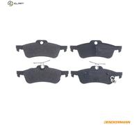 DENCKERMANN B111310 Brake Pads Set Rear for Honda Civic