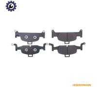 DENCKERMANN B111361 Brake Pads Set Front for Audi A5 A4 Allroad A6 Q5 A7