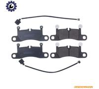 Brake pads Rear Axle B111404 DENCKERMANN for PORSCHE VW