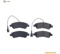 Brake pads Rear Axle B111411 DENCKERMANN for FIAT PEUGEOT CITROËN