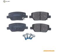 Brake pads Rear Axle B111414 DENCKERMANN for FIAT TIPO Saloon TIPO Hatchback