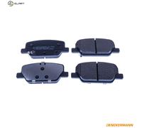 Brake pads Rear Axle B111530 DENCKERMANN for HYUNDAI SANTA FE IV