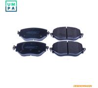 Brake pads B111540 DENCKERMANN for RENAULT DACIA