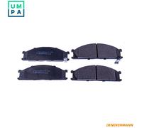 Brake pads Front Axle B111565 DENCKERMANN for NISSAN SUBARU FORD