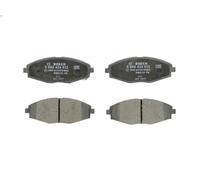 Brake Pad Set, disc brake BOSCH 0 986 424 512 for CHEVROLET SPARK 0.8 2005-201