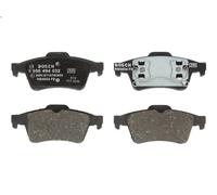 Brake Pad Set, disc brake BOSCH 0 986 494 032 for CHEVROLET VECTRA 2.2 2002-2004