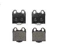 Bosch BP1166 - Brake Pads Car Rear Axle - Bosch Quality - Reduced Noise and Dust - ECE-R90 Certified - Copper-Free - 1 Set of 4 Pads