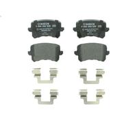 Bosch BP1252 - Brake Pads Car Rear Axle - Bosch Quality - Reduced Noise and Dust - ECE-R90 Certified - Copper-Free - 1 Set of 4 Pads