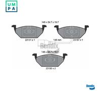 BRAKE PAD SET DISC BRAKE BPD1001 FOR SKODA OCTAVIA/Van/II/Combi CITIGO FABIA A3