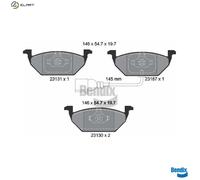 BRAKE PAD SET DISC BRAKE BPD1001 FOR SKODA OCTAVIA/Van/II/Combi CITIGO FABIA A3
