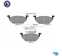 BRAKE PAD SET DISC BRAKE BPD1001 FOR SKODA OCTAVIA/Van/II/Combi CITIGO FABIA A3