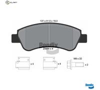 BRAKE PAD SET DISC BRAKE BPD1002 FOR PEUGEOT PARTNER/Box/Body/MPV/ORIGIN 2008