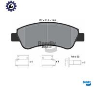 BRAKE PAD SET DISC BRAKE BPD1002 FOR PEUGEOT PARTNER/Box/Body/MPV/ORIGIN 2008