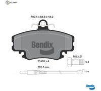 BRAKE PAD SET DISC BRAKE BPD1005 FOR RENAULT 11 LOGAN SUPER 25 18/Variable 19