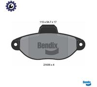 FRONT BRAKE PAD SET DISC BRAKE FITS: FITS FOR FIAT PANDA / PANDA CLASSIC 1.2