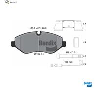 BRAKE PAD SET DISC BRAKE BPD1008 FOR VW CRAFTER/30-50/Platform/Chassis/Van/Bus