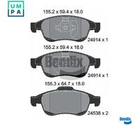 BRAKE PAD SET DISC BRAKE BPD1009 FOR MITSUBISHI ASX COLT/VII/Hatchback DACIA